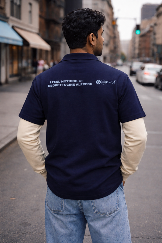Navy Layered Street Shirt